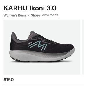 KARHU | Ikoni 3.0 | Fleet Feet | Black/Stone Blue | Women’s size 7.5